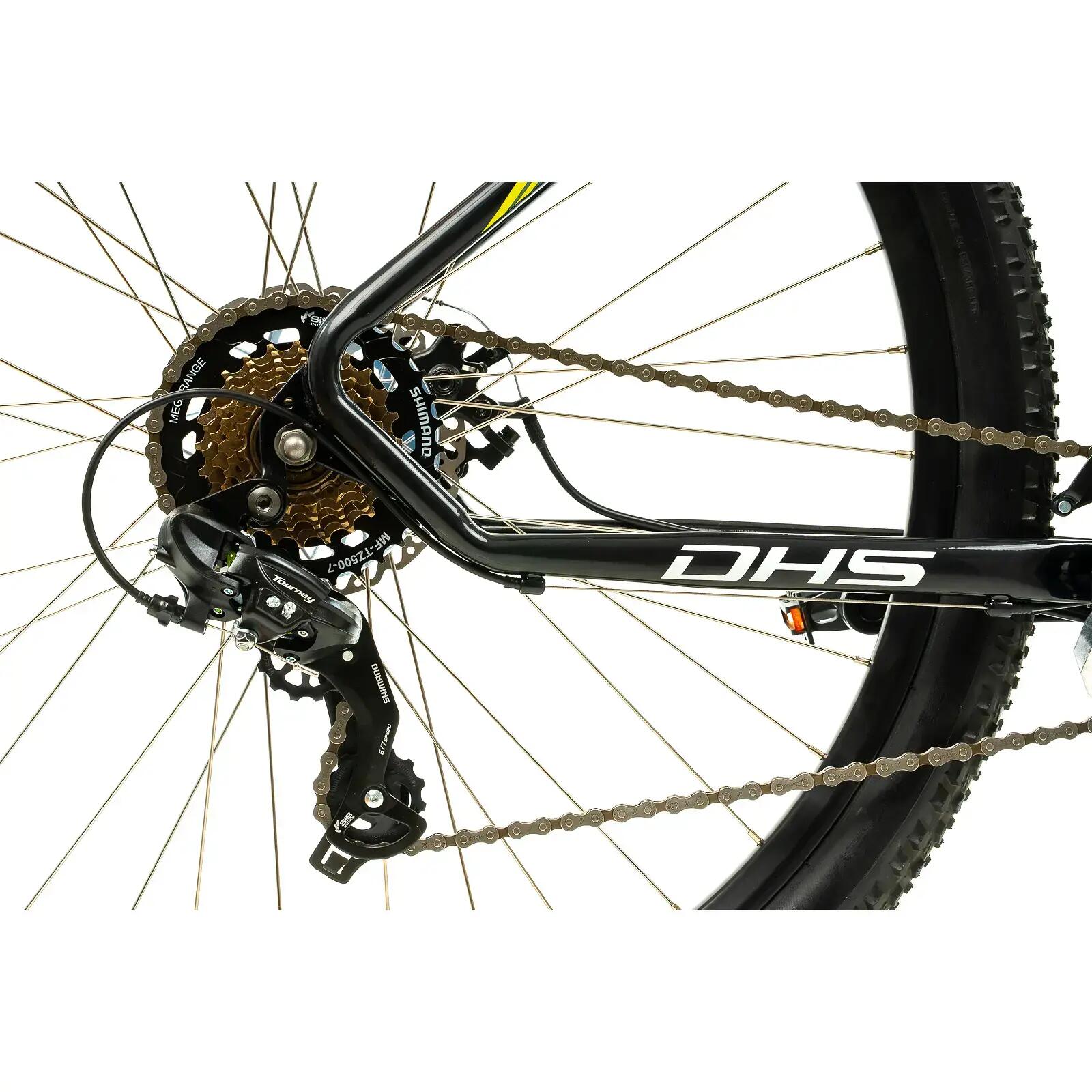 Mtb bike Dhs 2905 - 29 inch, M, Fekete-szürke 6/7