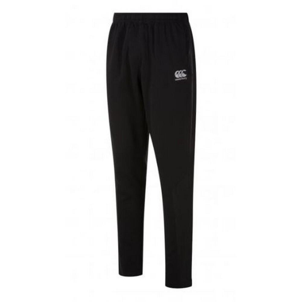 Mens Stretch Tapered Quick Drying Trousers (Black) 3/3