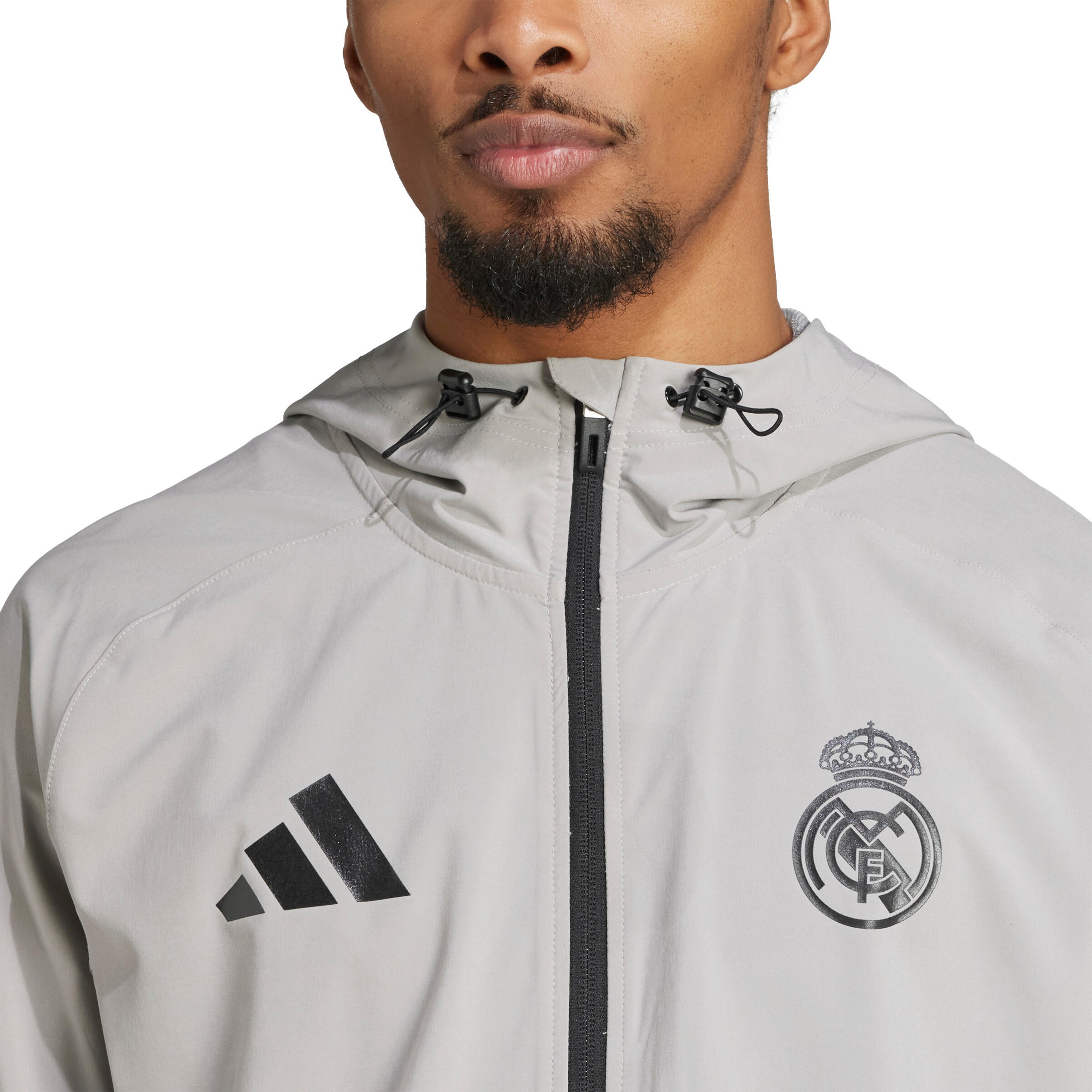 Giacca impermeabile con cappuccio Competizione Real Madrid Tiro 2024/25 5/6
