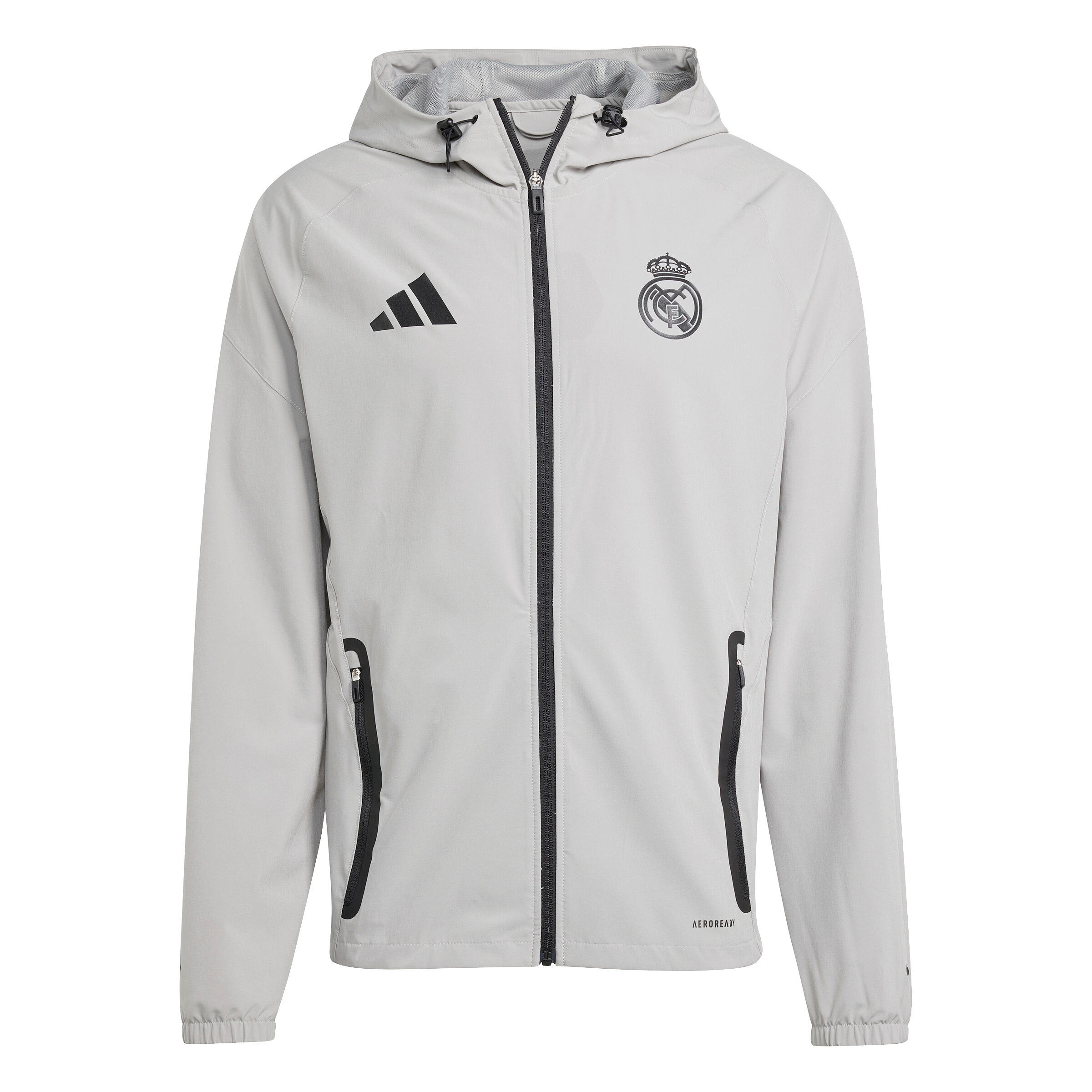 ADIDAS Wasserdichte Kapuzenjacke Wettbewerb Real Madrid Tiro 2024/25