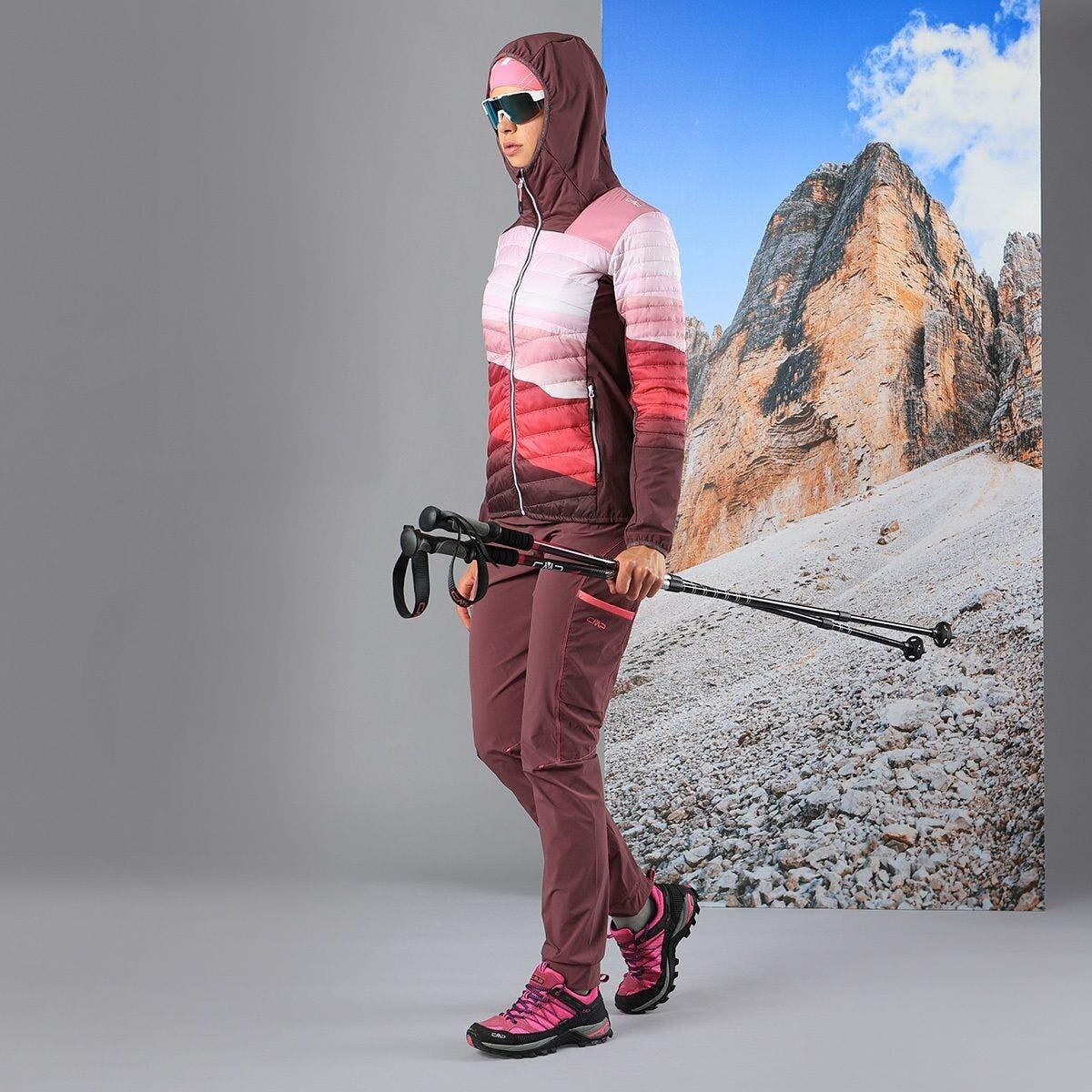 Veste hybride à capuche femme CMP 3/4