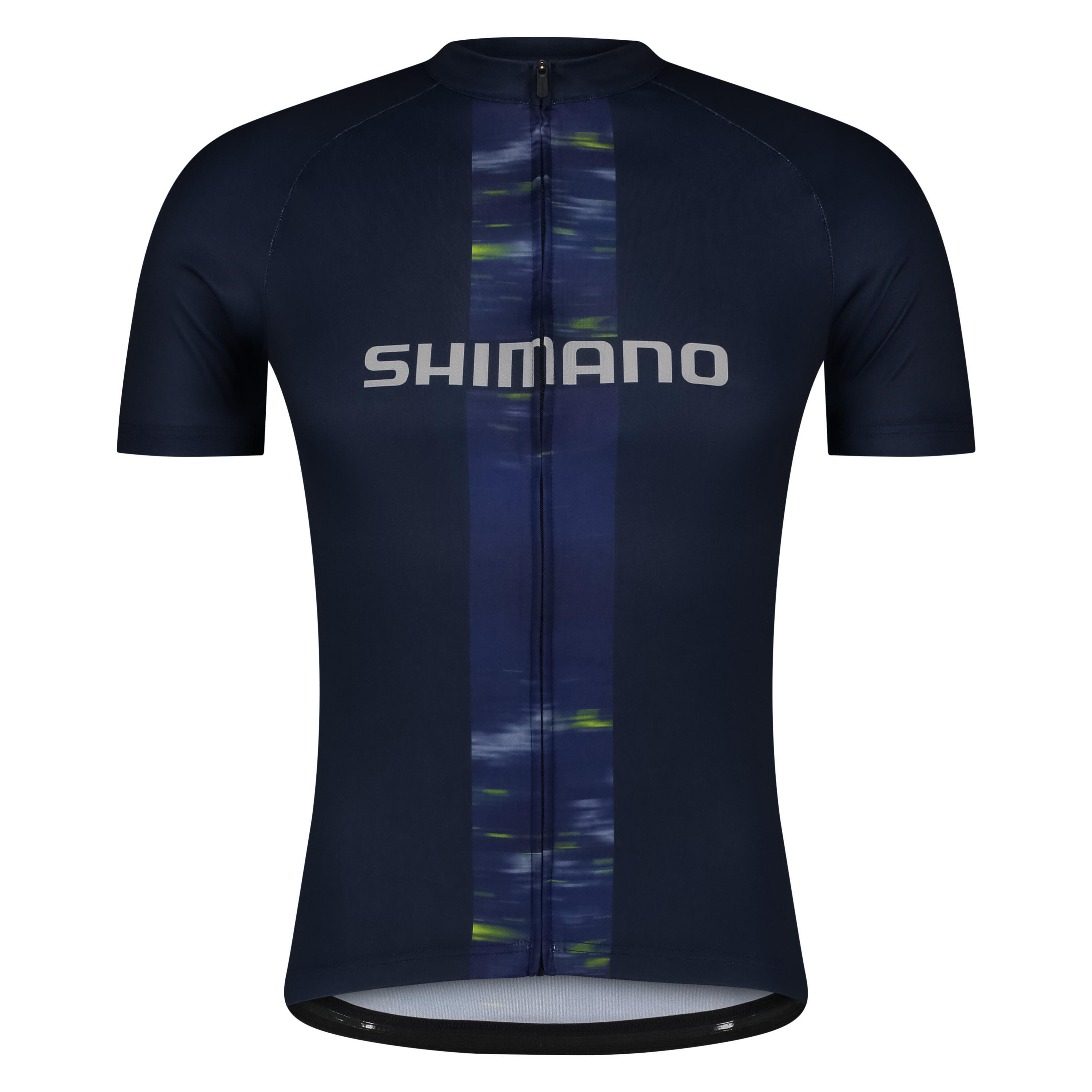 SHIMANO Maglia bici manica corta LOGO, navy