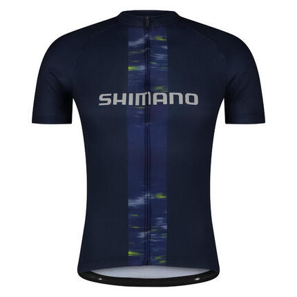 Fahrrad-Kurzarmtrikot LOGO, navy