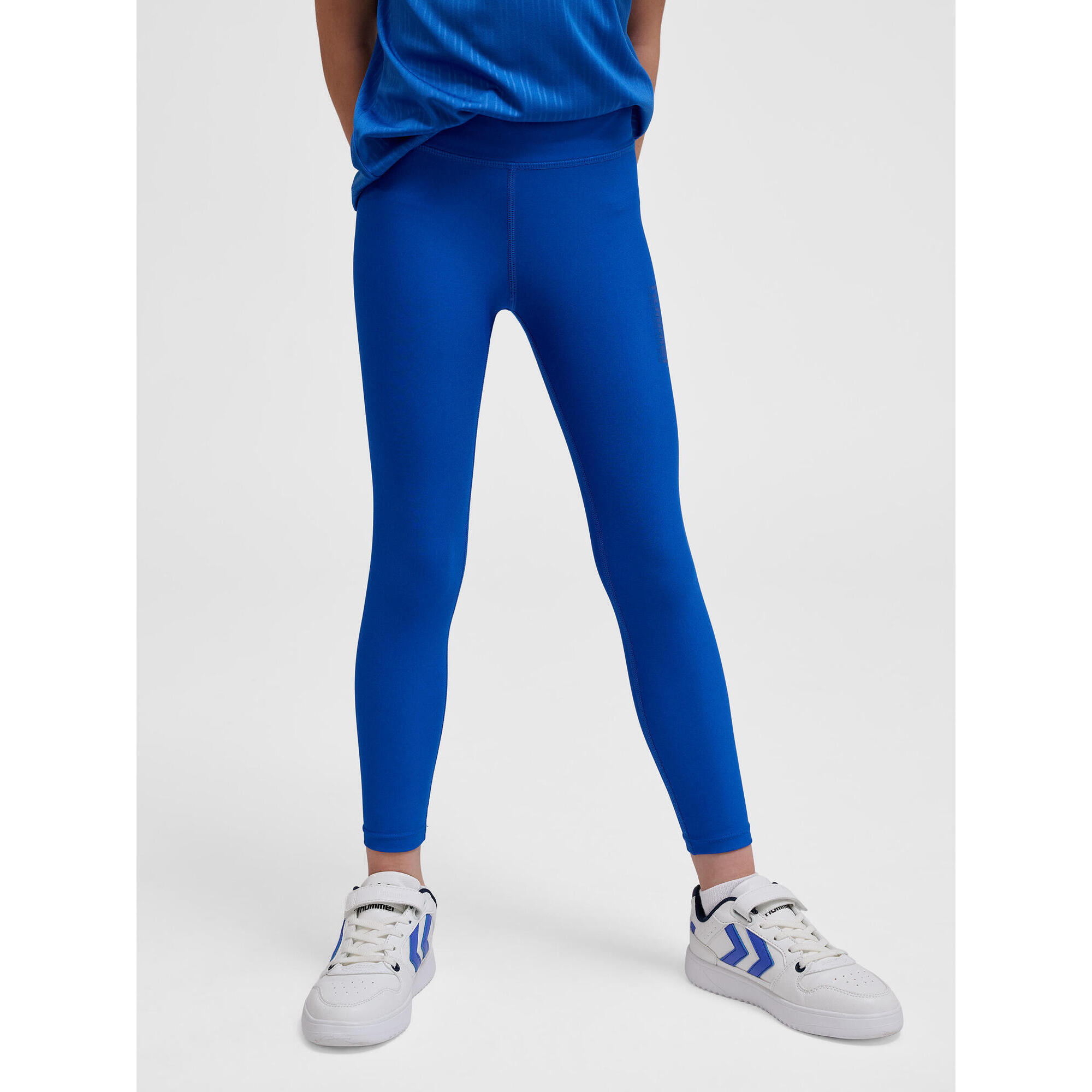 Hummel - Enfiler Collants Hmljr Fast Fille Hummel - Collant - Bleu - Decathlon