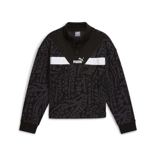 Sweatshirt à capuche fille Puma Power Hypernatural AOP