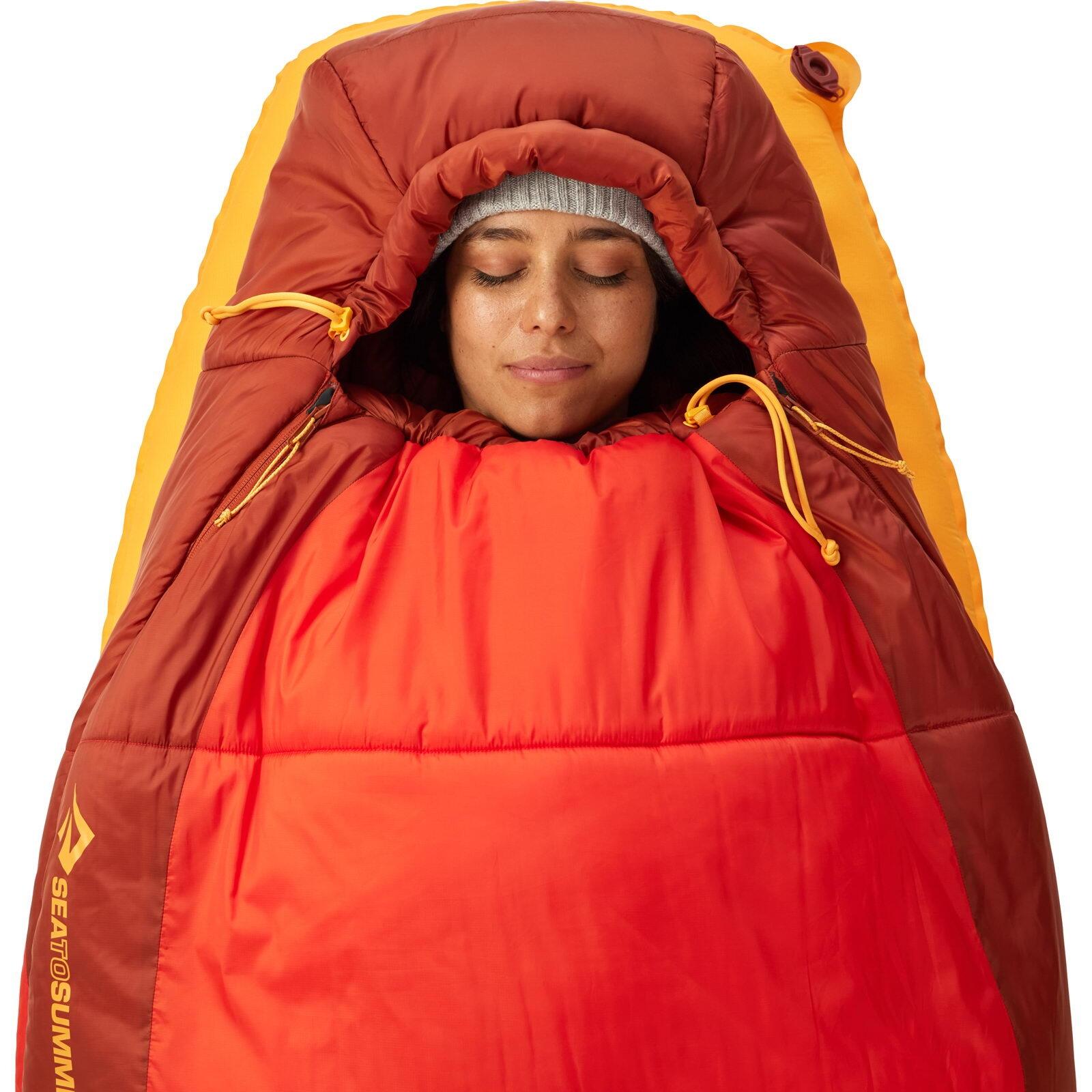 Kunstfaserschlafsack Hamelin Damen -1C/30F spicy orange 6/7