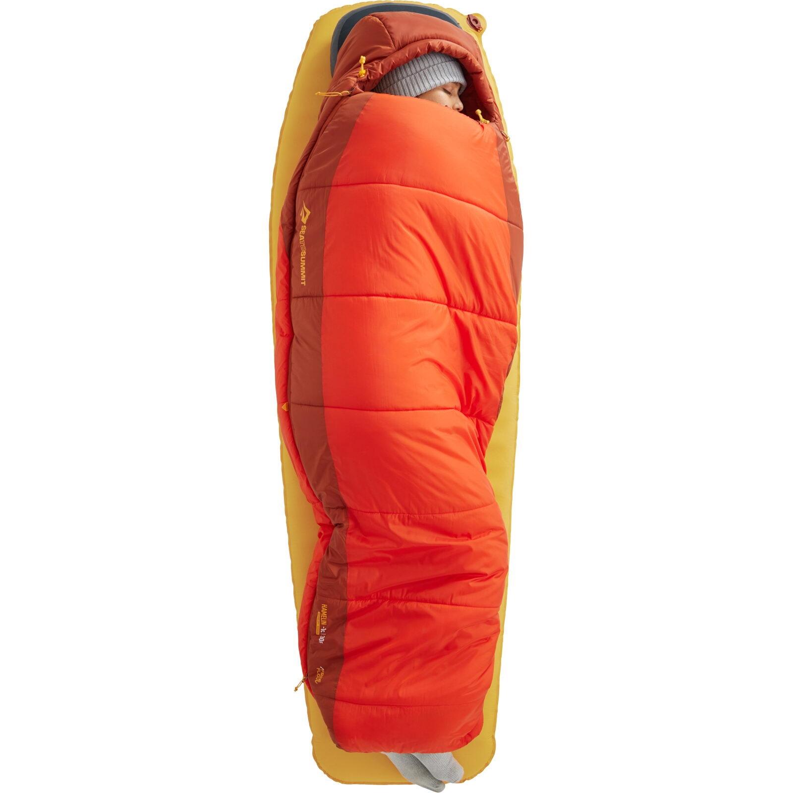 Kunstfaserschlafsack Hamelin Damen -1C/30F spicy orange 7/7