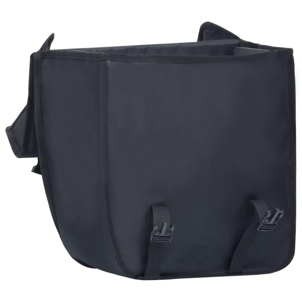 VidaXL einzelne Fahrradtasche 21 l schwarz 3/4