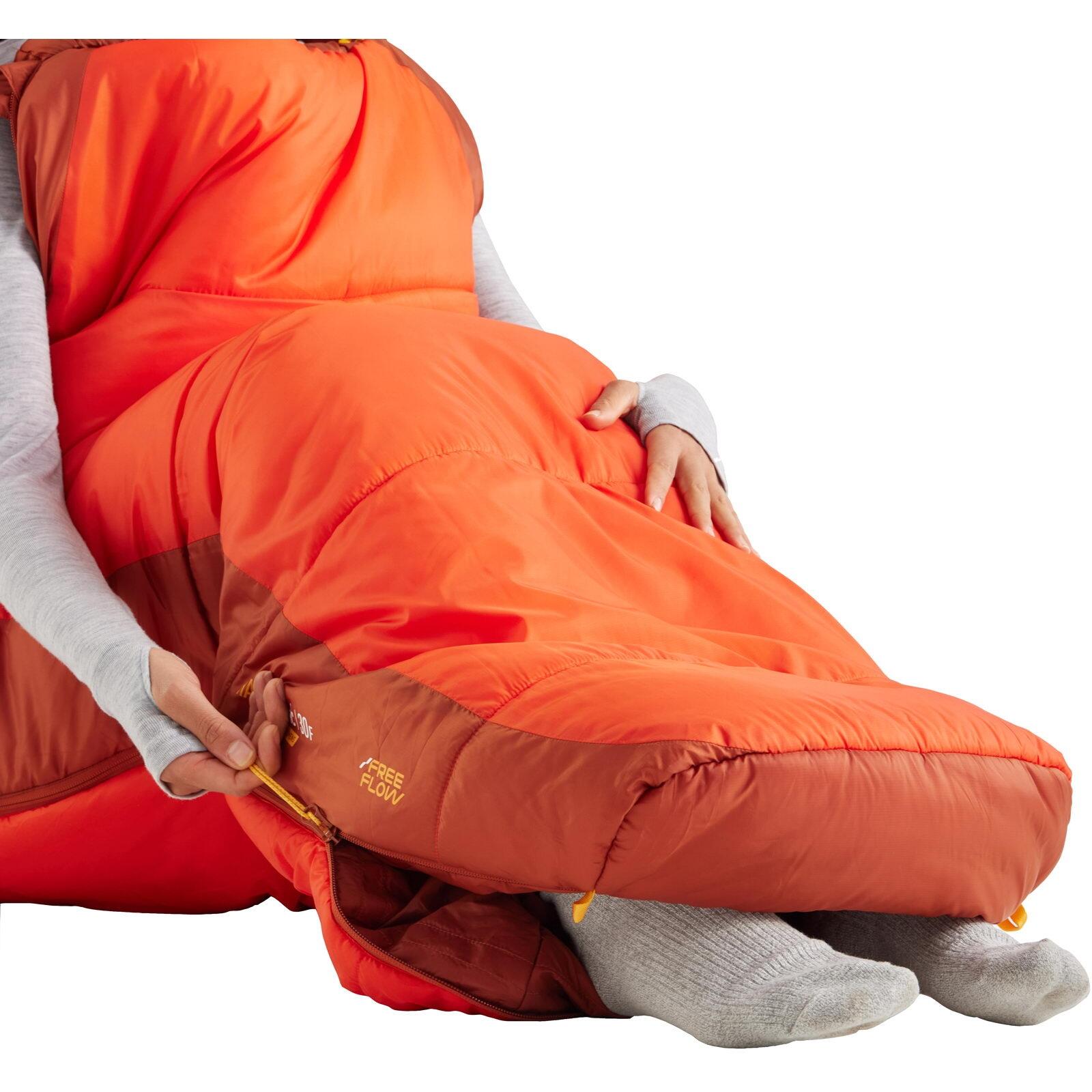 Kunstfaserschlafsack Hamelin Damen -1C/30F spicy orange 5/7