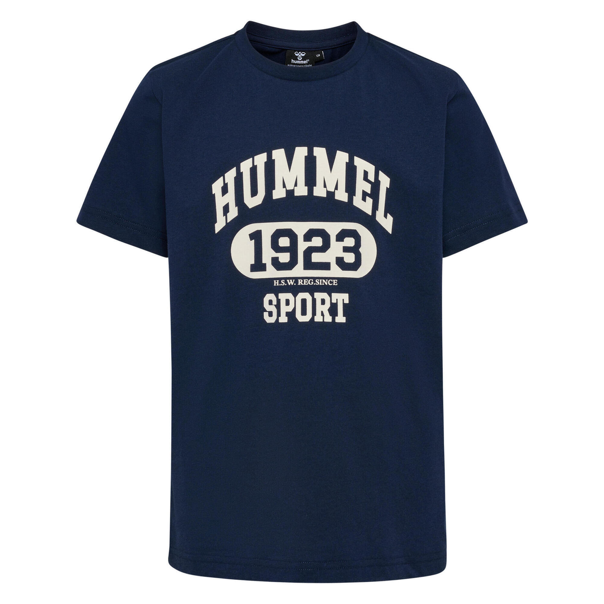 Hummel - Enfiler T-shirt Hmlprint Enfant Hummel - T-shirt Manches Courtes - Bleu - Decathlon