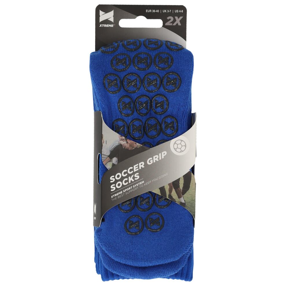 Chaussettes de football avec grip - 2 paires - Chaussettes de football Grip 4/5