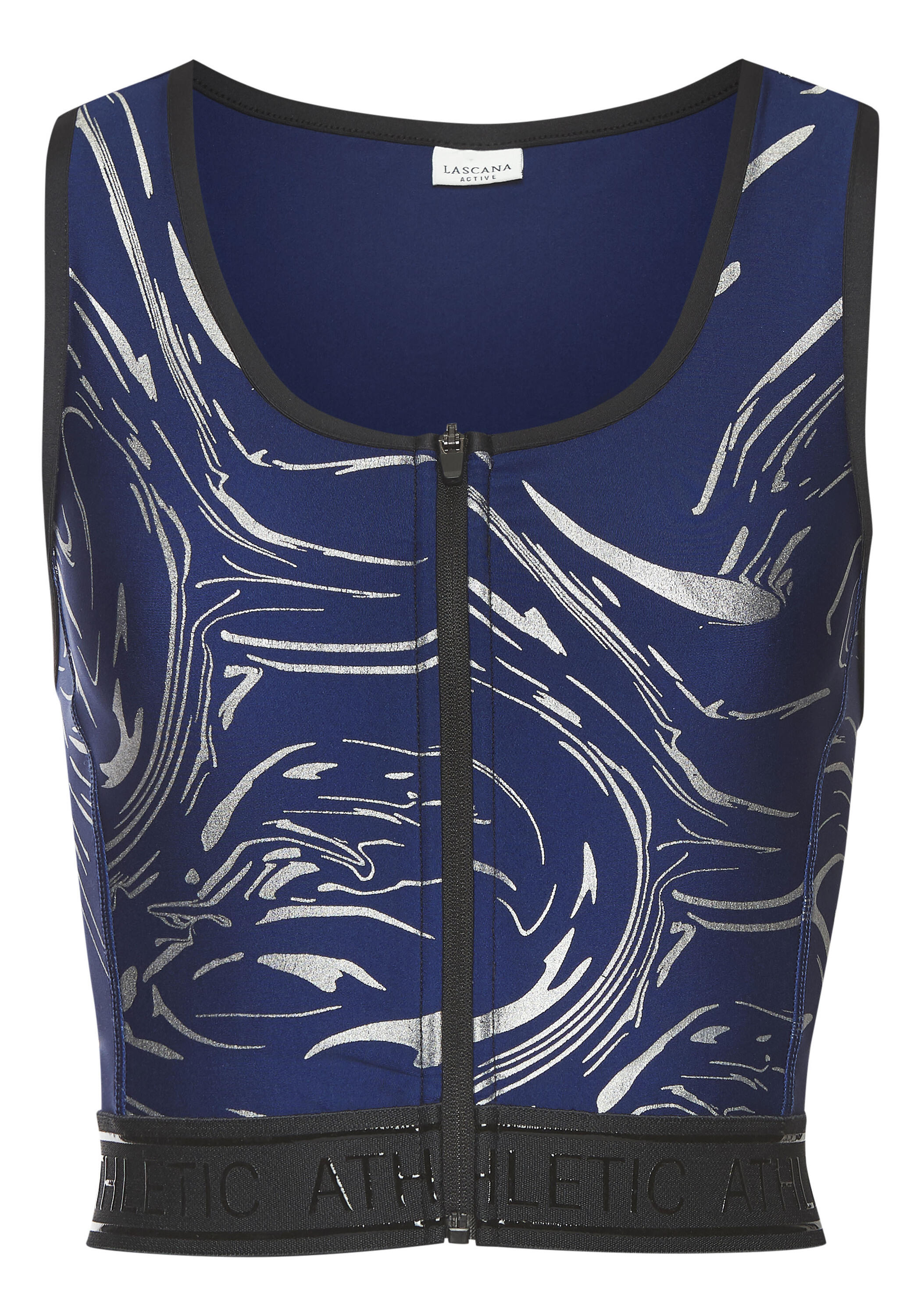 BLAU / silber