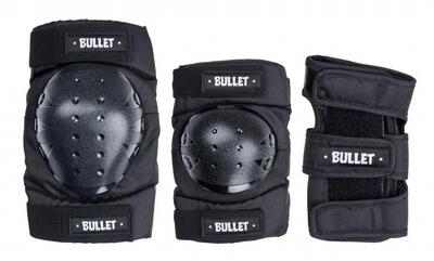Bullet 3-delige volwassenen skate beschermset