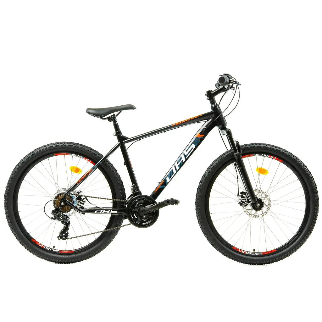 MTB-fiets Dhs 2605 - 26 inch, M, zwart/rood