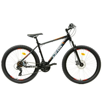 MTB-fiets Dhs 2605 - 26 inch, M, zwart/rood