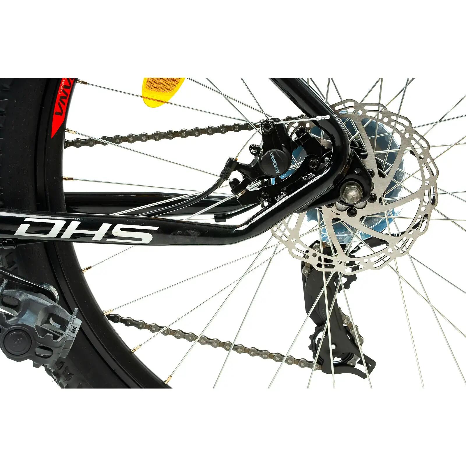 MTB-fiets Dhs 2605 - 26 inch, M, zwart/rood 7/8