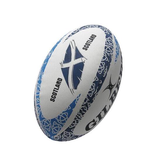 Ballon de rugby Midi Mascotte Gilbert Flower of Ecosse (taille 2)