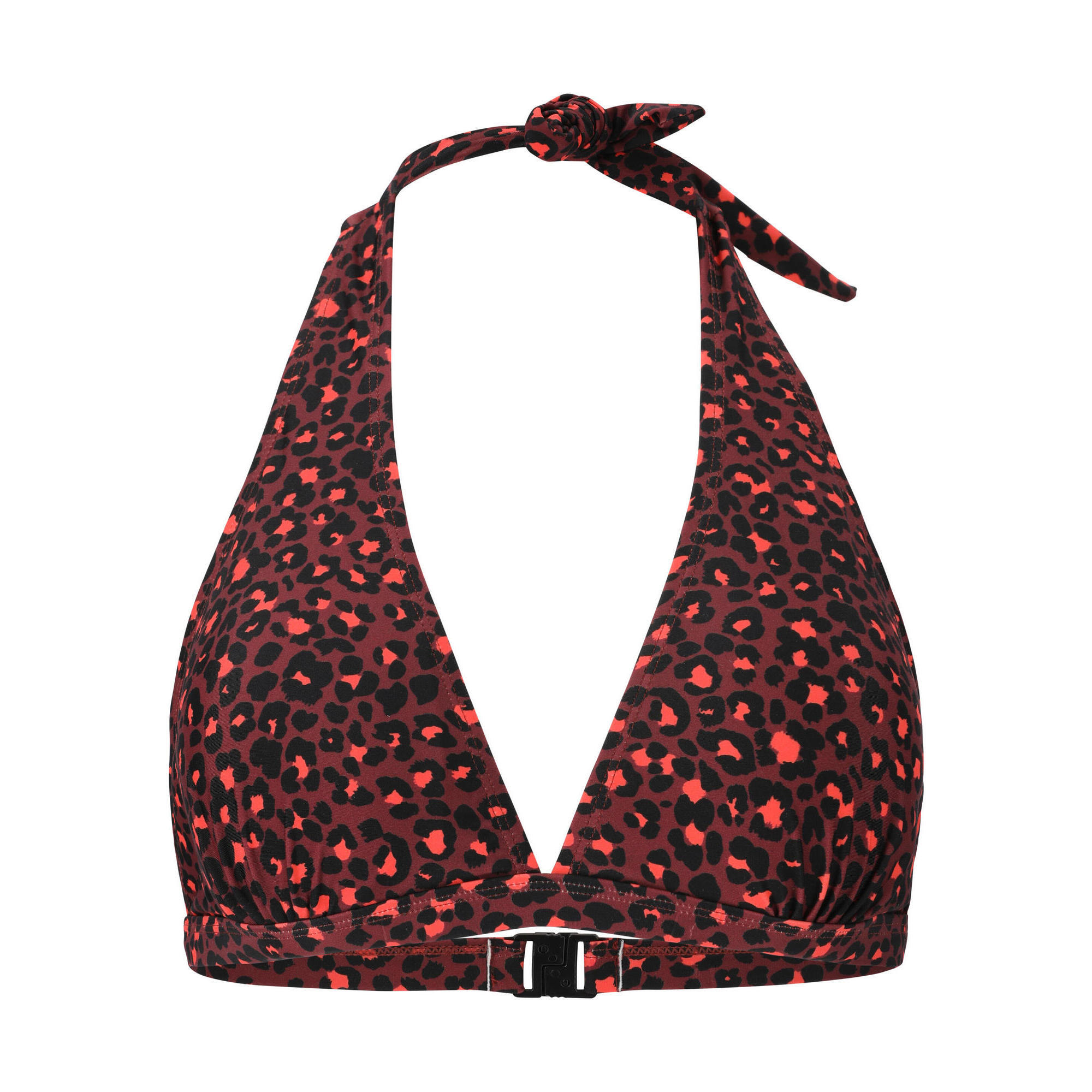 Cruz - Haut De Kini Mixte Pozzuoli - Haut De Maillot De Bain (bikini) - Noir|rouge - Decathlon