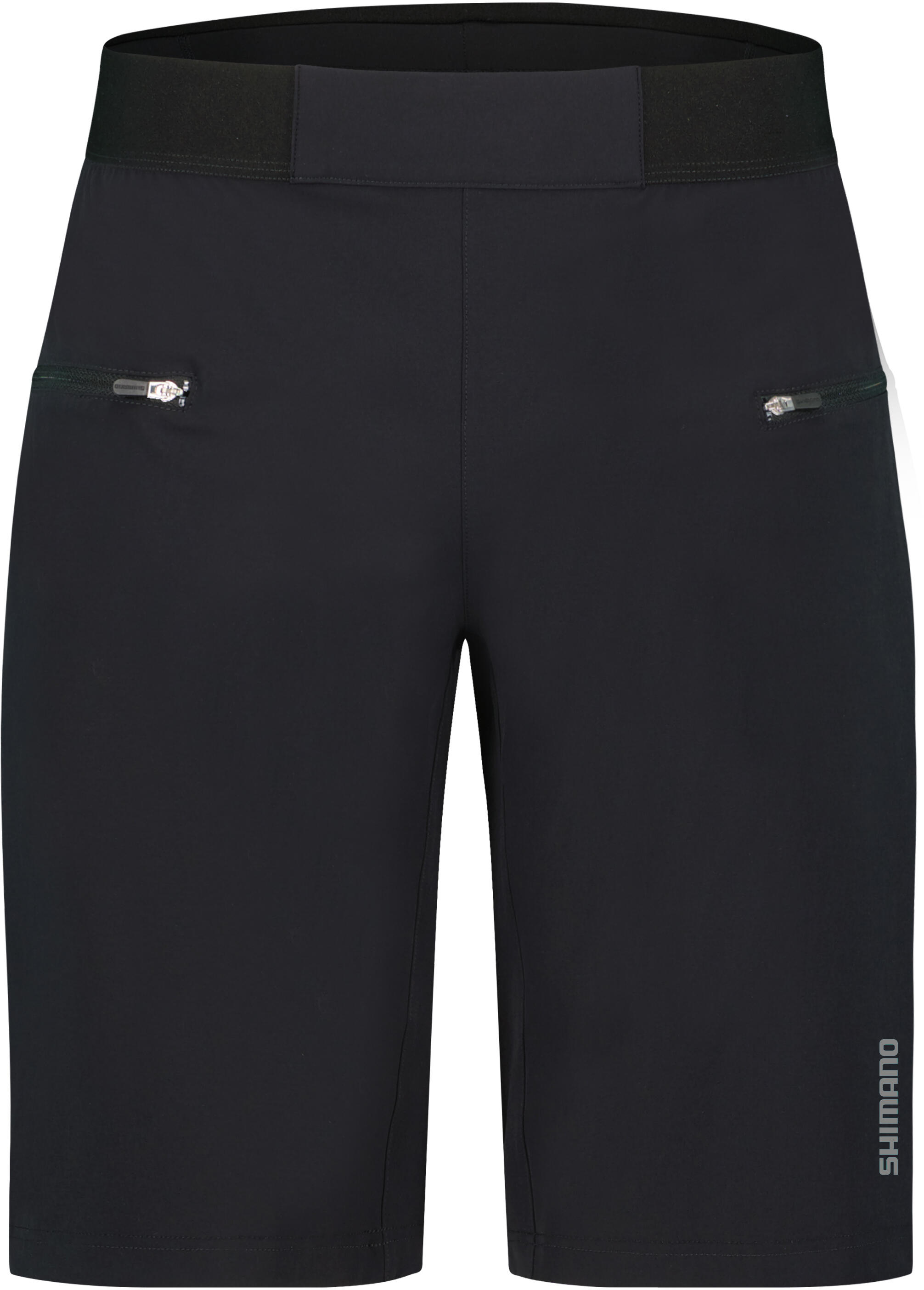 SHIMANO Pantaloncini da ciclismo/escursionismo INIZIO TRAIL da donna, nero