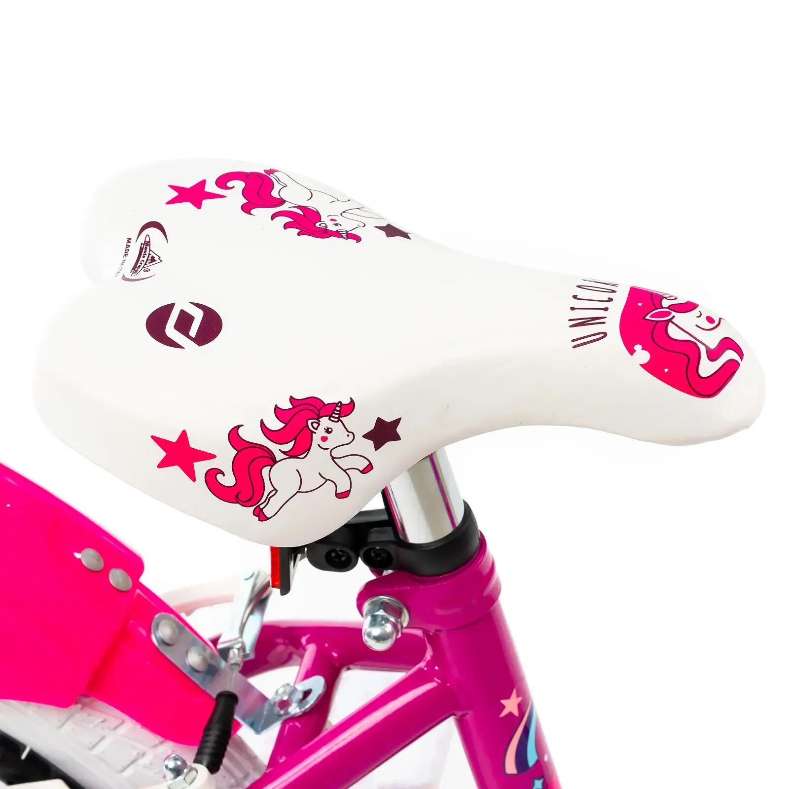 Rower dziecięcy DHS Unicorn – 20 cali, różowo-niebieski 7/7