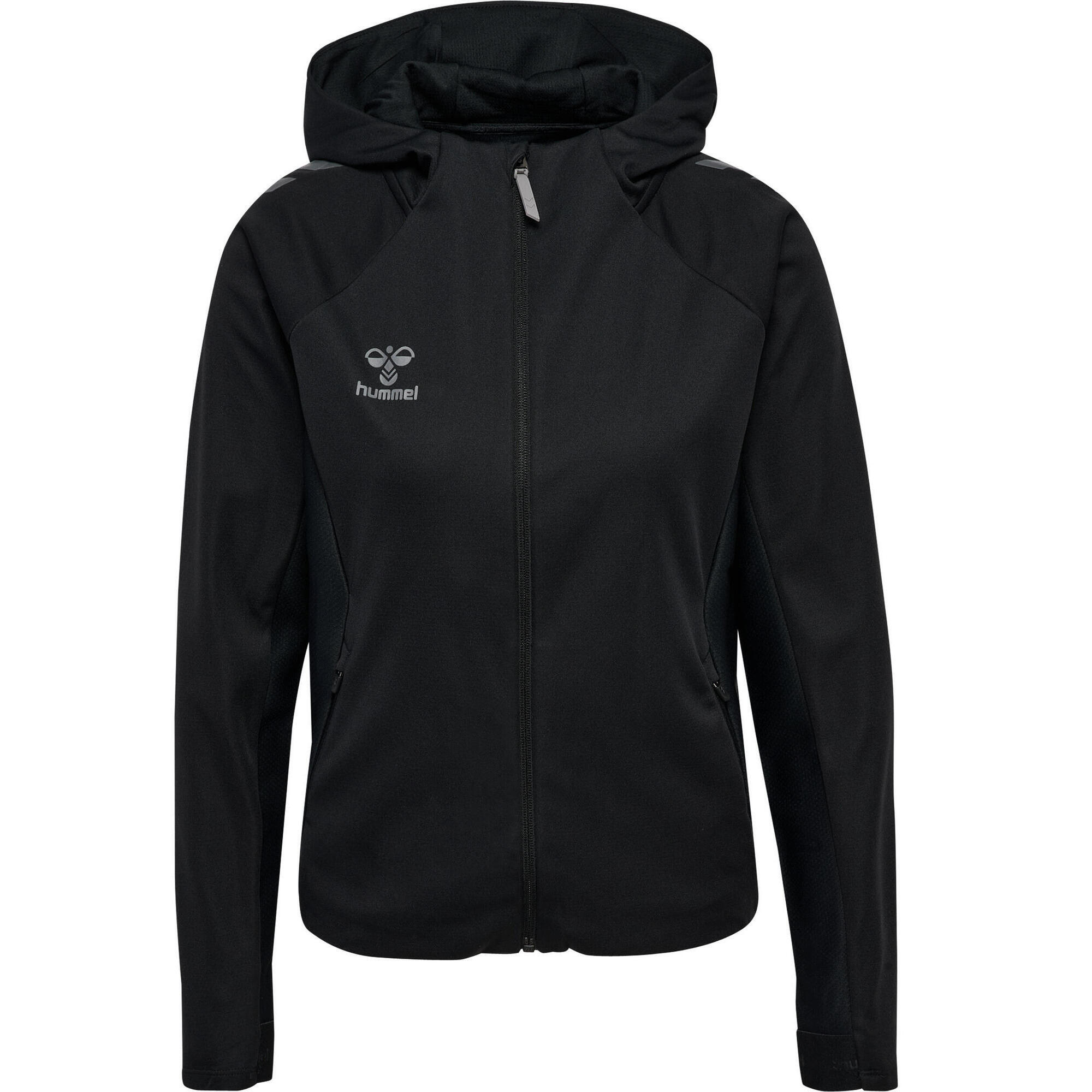 Hummel - Fermeture Éclair Zip Combinaison Hmlcima Femme Hummel - Sweat Zippé - Noir - Decathlon