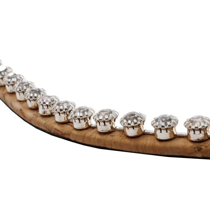Veganistisch paardenbeenband Kavalkade Cortica Strass 2/3