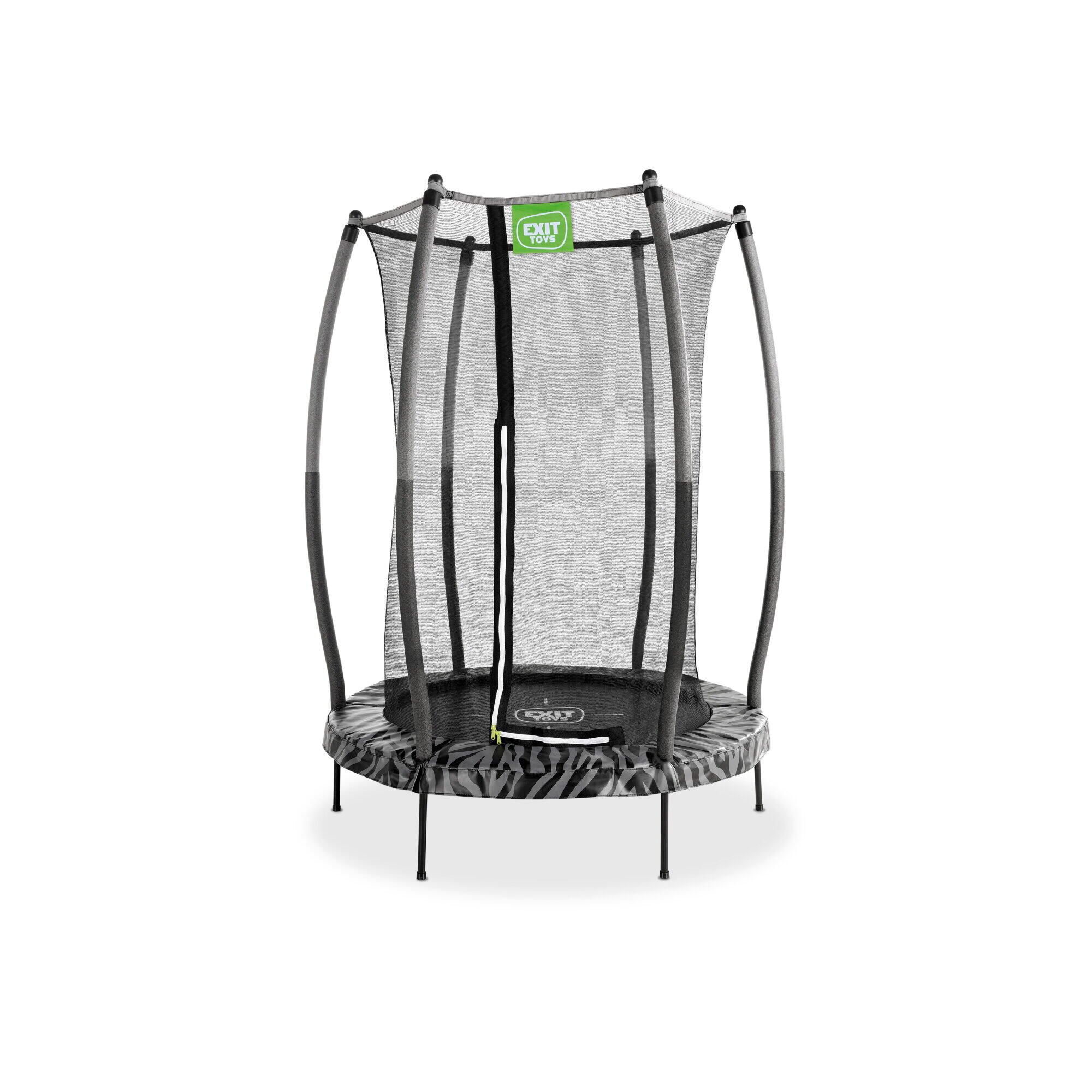 Exit Toys - Trampoline Tiggy Junior Avec Filet De Sécurité Ø140cm - Trampoline - Noir - 140 Cm - Decathlon
