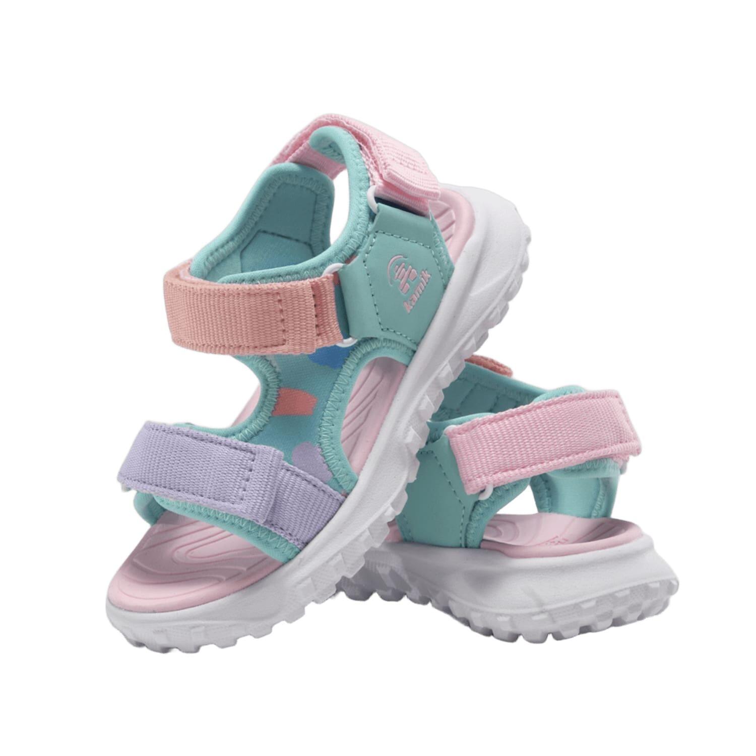 Kinderen HARBORT Sandalen Paars/Perzik 5/6