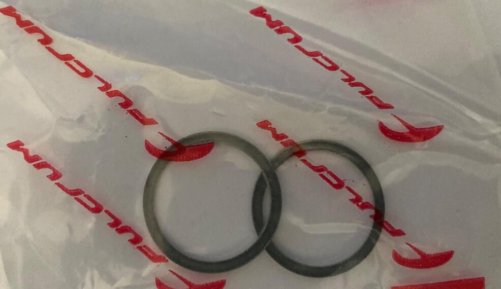 Entretoise Fulcrum Racing Quattro R4-005 noire, lot de 2 2/2