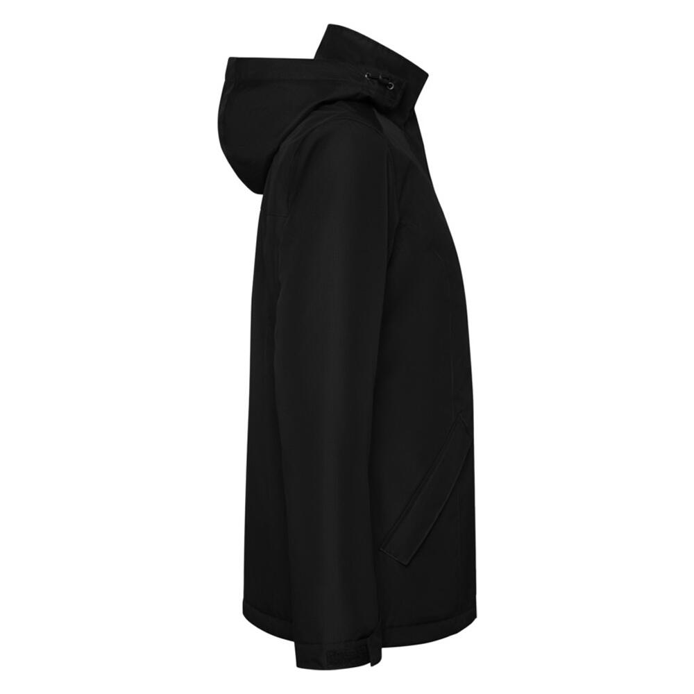 Parka America para Mujer Negro Sólido 4/4