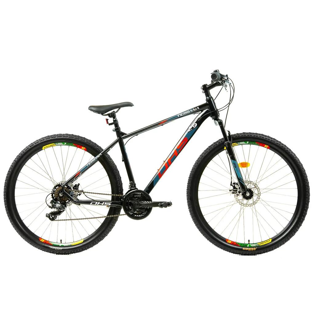 MTB-fiets Dhs 2905 - 29 inch, M, zwart-rood