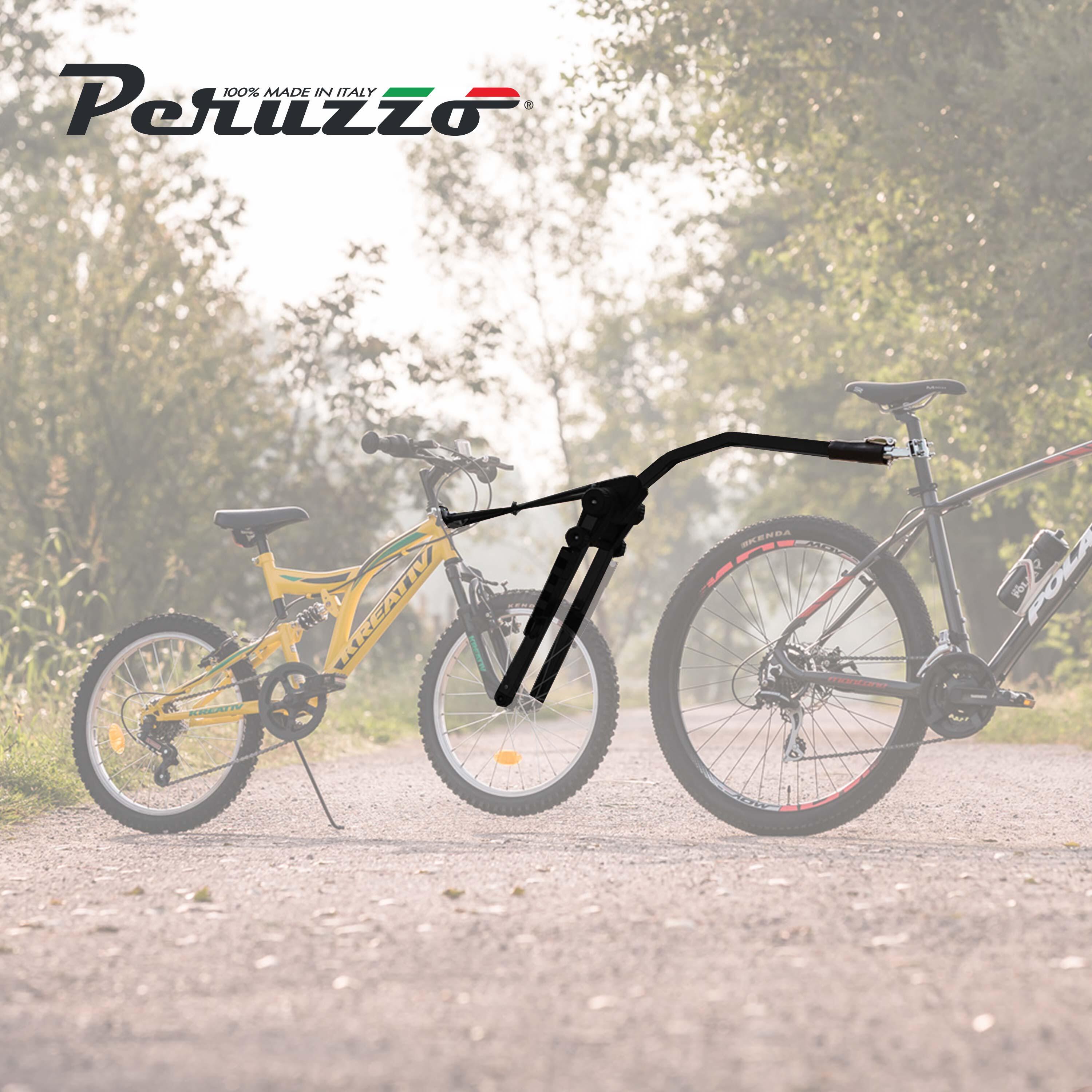 Barre Trail Angel Noire pour remorquage vélo enfant PERUZZO