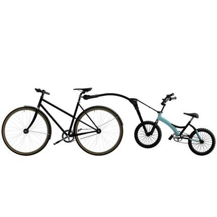 Barre de remorquage vélo NOIR assemblée - Pour vélos de 10 à 20