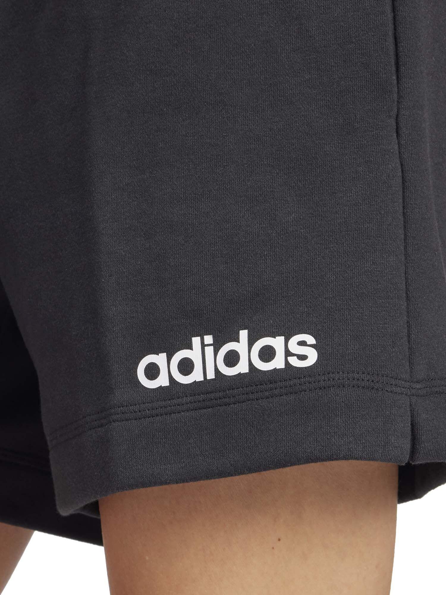 Adidas Essentials Linear, Pantaloncini Donna - Nero, Rosa 4/7