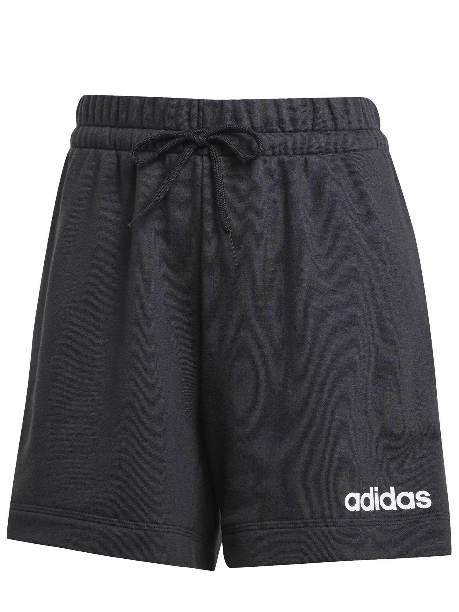 Adidas Essentials Linear, Pantaloncini Donna - Nero, Rosa 2/7
