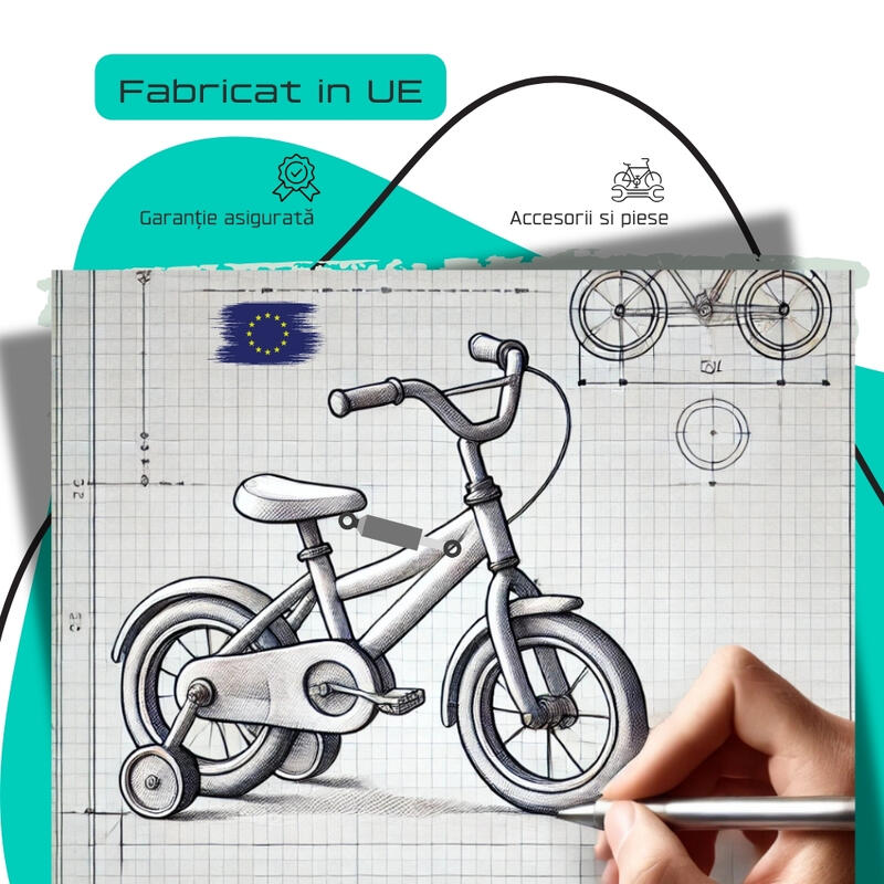 Bicicleta Copii Devron Urbio U1.6 Super Light, Albastru-Verde Reambalat