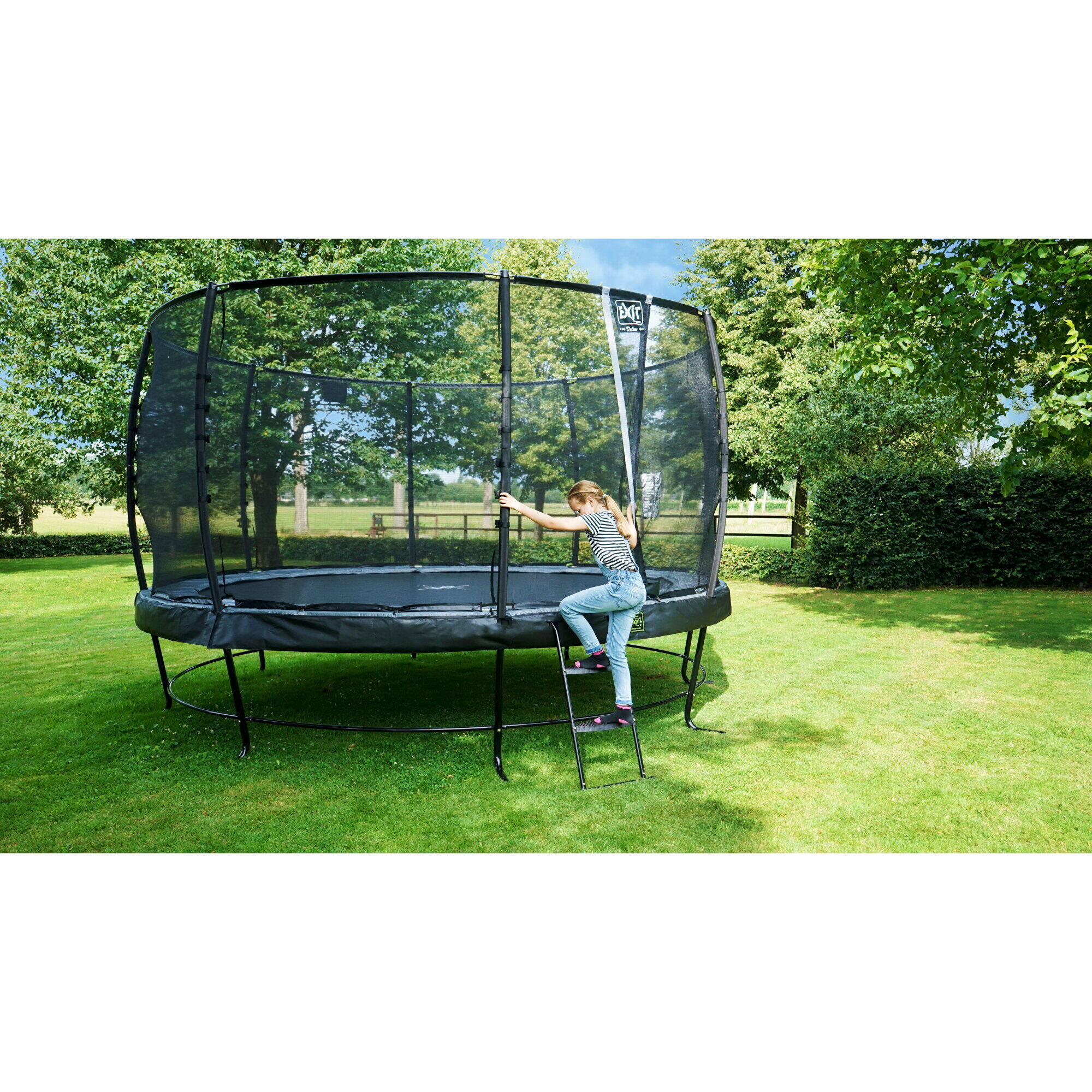 Escalera de cama elástica para alturas de marco de 65-80cm 3/4