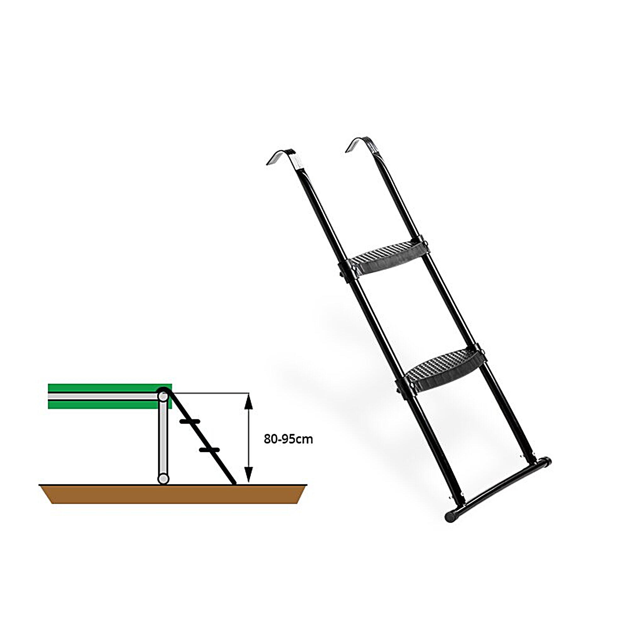 Trampoline ladder voor framehoogte van 80-95cm 2/4