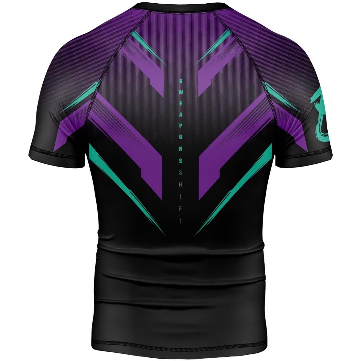 8 WEAPONS Rashguard, S/S, Shift, cyber, S 2/2
