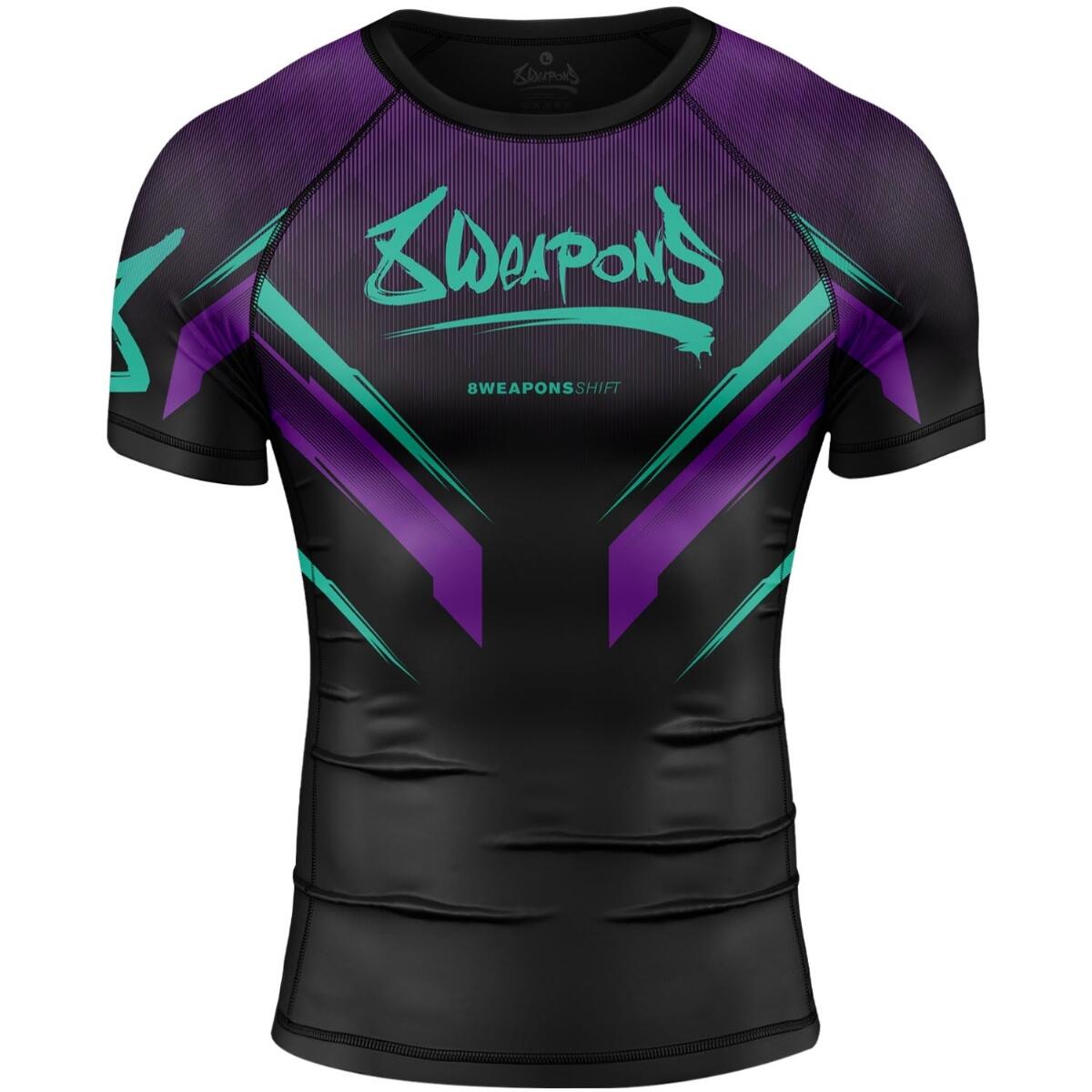 8 WEAPONS Rashguard, S/S, Shift, cyber, S