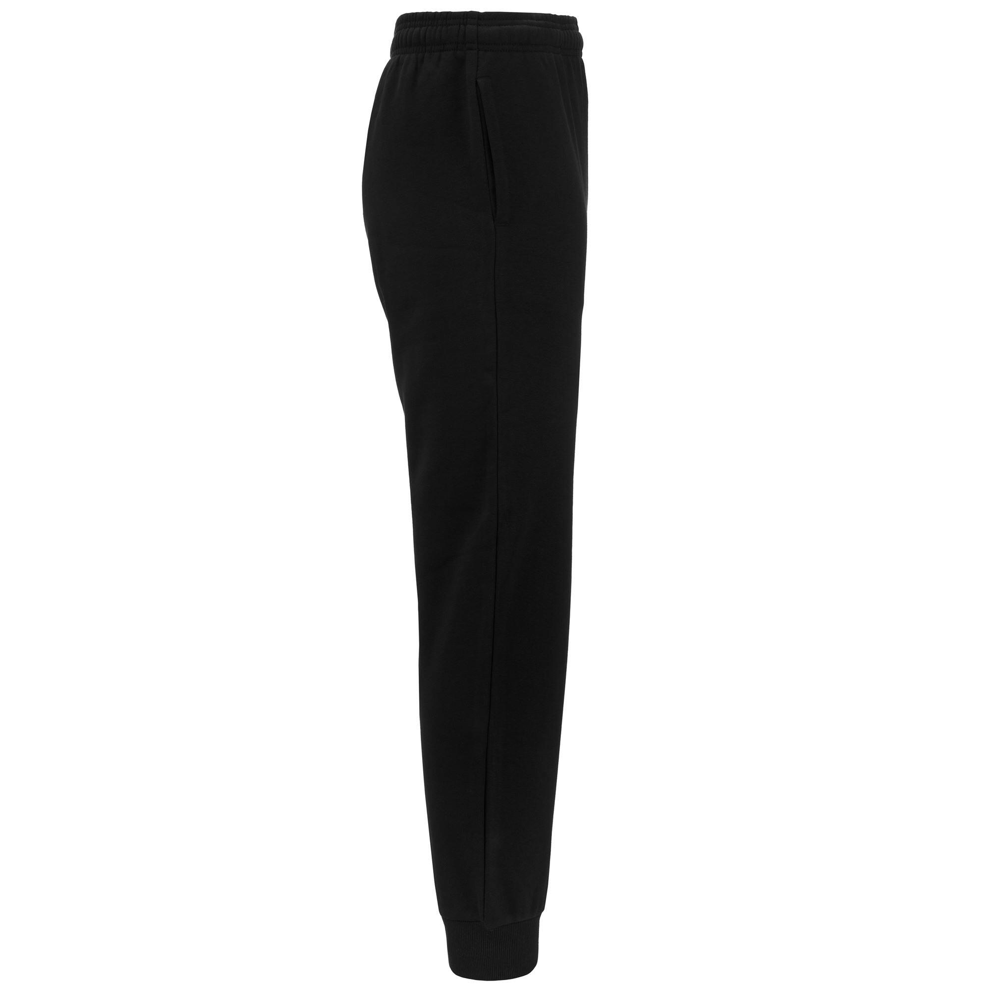 pantaloni da uomo in cotone nero da fitness 2/4