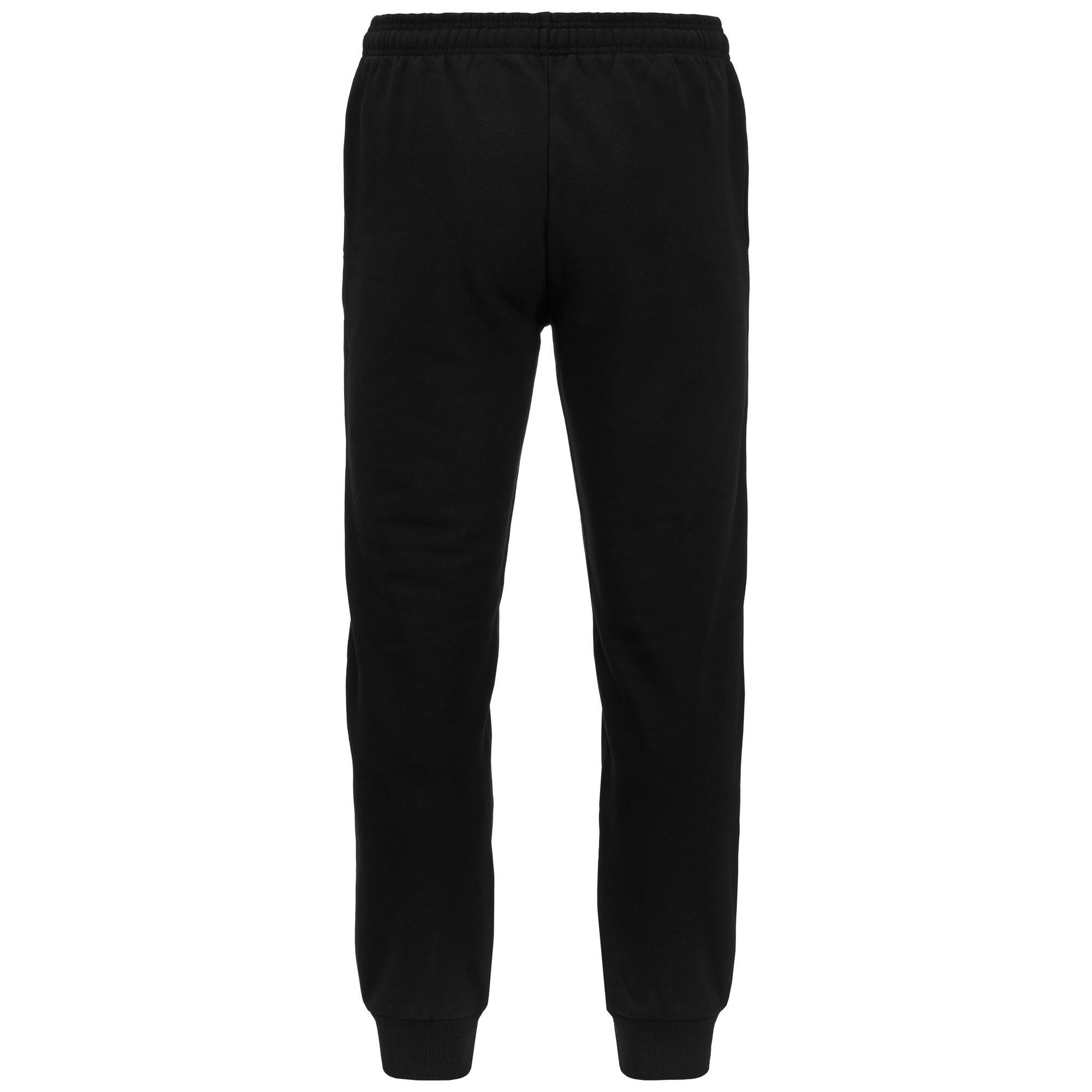 pantaloni da uomo in cotone nero da fitness 3/4