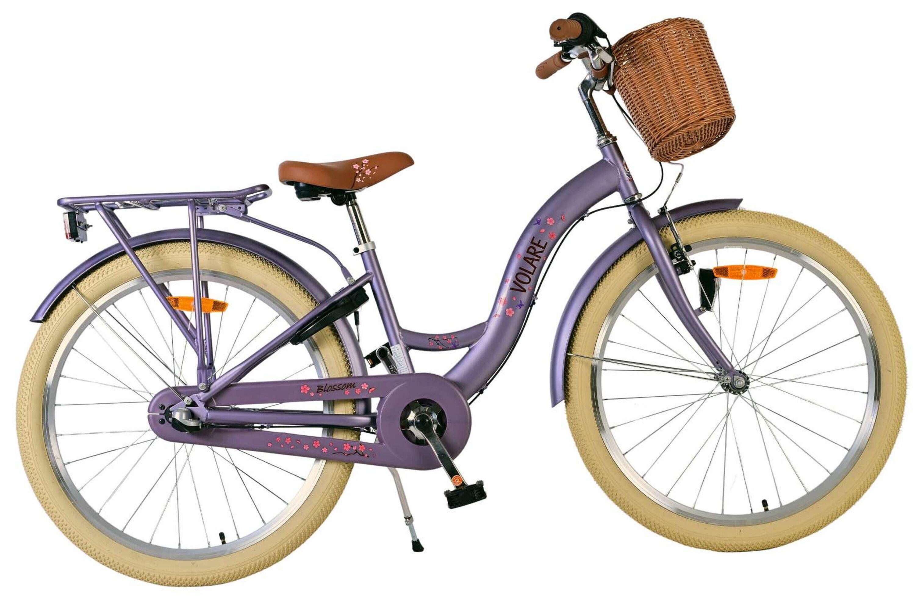 VOLARE BICYCLES VOLARE BICYCLES Blossom 3-speed 24-inch jeugdfiets, paars