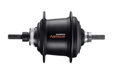 Shimano nexus 7 versnellingsnaaf met schijfrem zwart sg-c3001-7d