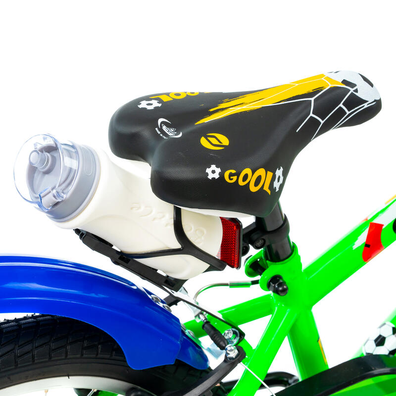 Dhs Bicicletă copii Football - 18 inch, verde