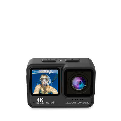 PRIXTON Cámara deportiva DV850 Aqua - Dual Screen - 4K