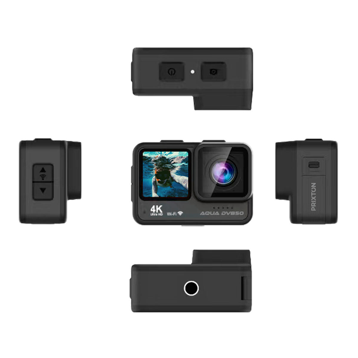 PRIXTON Sport Camera DV850 Aqua - Double écran - 4K 6/6