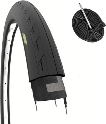 Reifen 700 x 25C 28x1 1/8+Schlauch, Fahrradreifen Rennrad 28 x 1 1/8 fixed EV