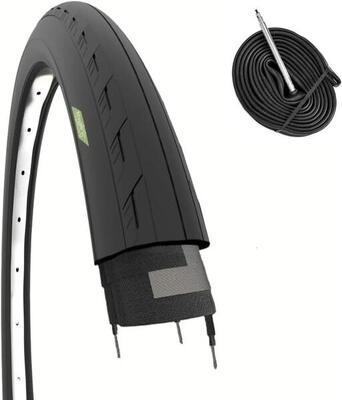 Copertone 700 x 25C 28x1 1/8+ camera. pneumatici bici corsa 28 x 1 1/8 fixed EV