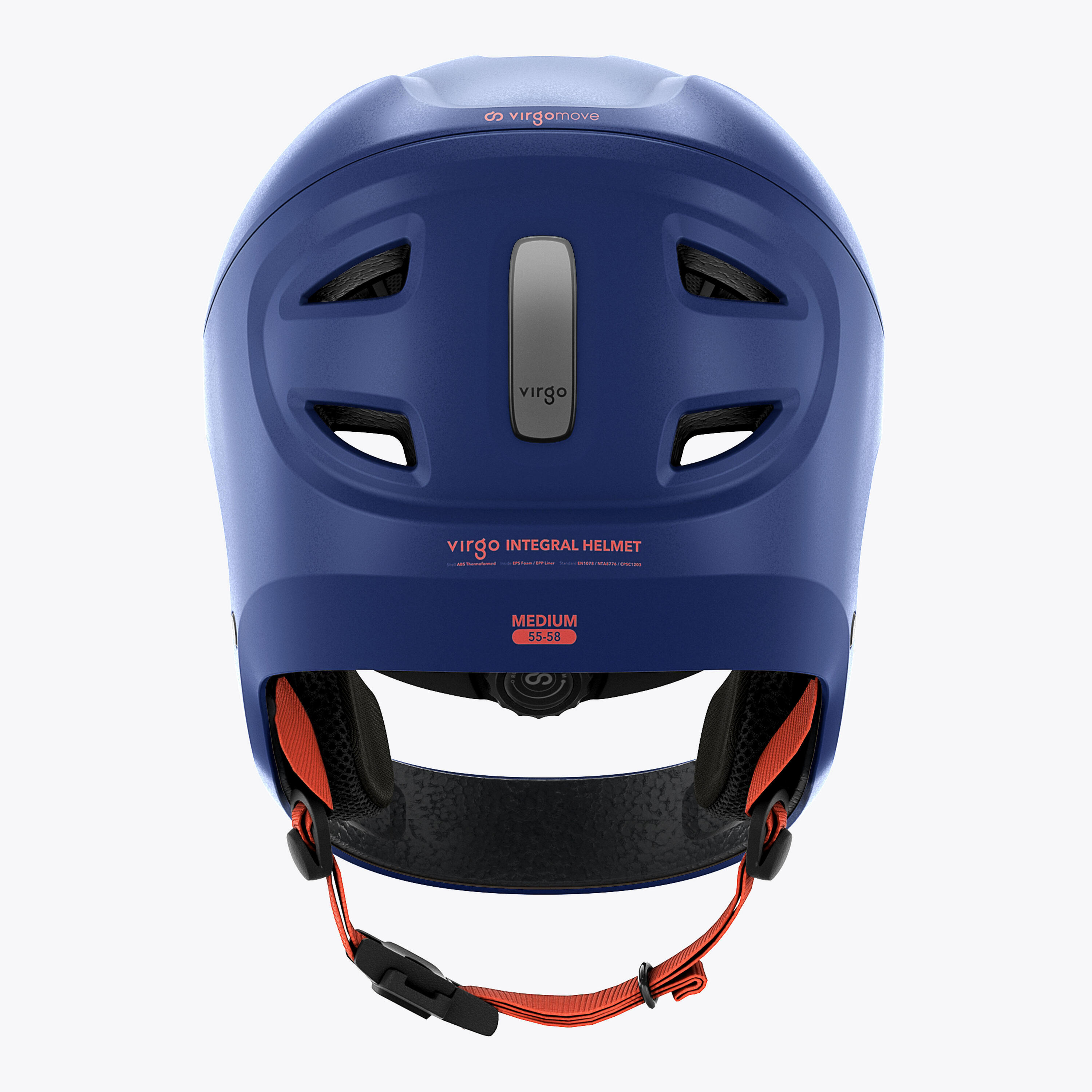 Virgo Kid Azul - Casco integral para niños 4/9